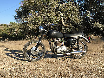 Triumph : Bonneville 1966 triumph bonneville t 120 r barn find survivor motorcycle