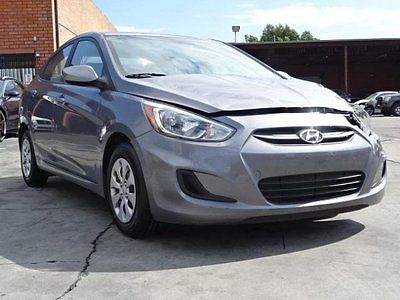 Hyundai : Accent GLS 2015 hyundai accent gls damaged rebuilder only 8 k miles perfect project vehicle