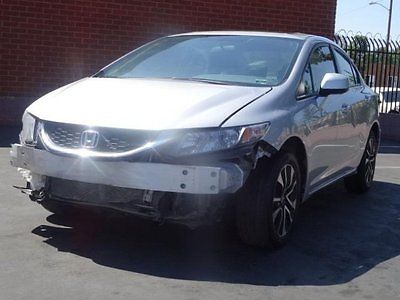 Honda : Civic EX Sedan  2013 honda civic ex sedan wrecked damaged rebuilder economical wont last l k