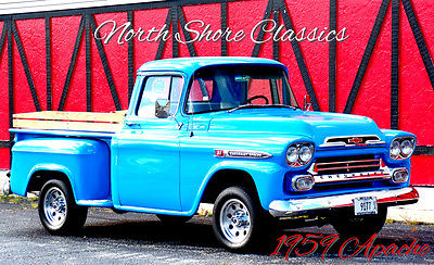 Chevrolet : Other Pickups 3100 PickUp 1959 chevrolet apache 3100 frame off pristine restored condition