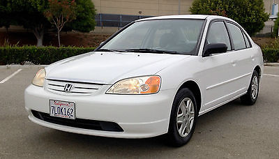 Honda : Civic LX 2003 honda civic lx white clean new tires brakes passed smog