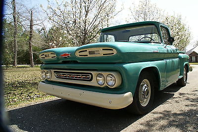 Chevrolet : Other Pickups Short wheelbase CHEVROLET STEPSIDE TRUCK 1961 CLASSIC V8 AUTOMATIC NO RESERVE COLLECTOR VINTAGE