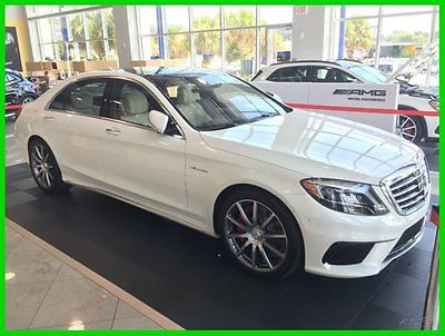 Mercedes-Benz : S-Class New 2016 Mercedes-AMG S63 AMG Sedan Benz Diamond New 2016 S63 AMG Sedan Mercedes-Benz 4MATIC designo Biturbo DISTRONIC Loaded