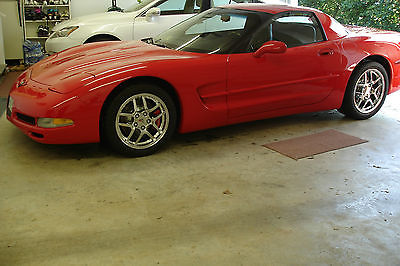Chevrolet : Corvette Fixed Roof Coupe 1999 corvette fixed roof coupe red pristine 34 k miles c 5 like 2000 2001 2002