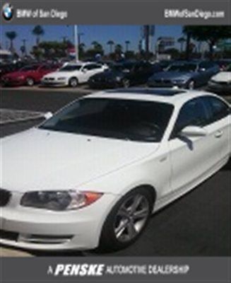 BMW : 1-Series 128i 128 i 1 series bargain corner low miles 2 dr coupe 6 speed gasoline 3.0 l straight
