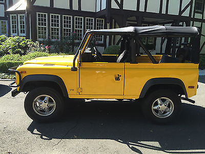 Land Rover : Defender NAS ST 90 1995 nas aa yellow soft top defender 90