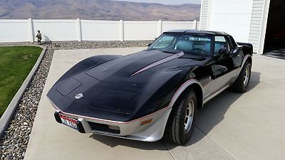 Chevrolet : Corvette Limited Edition Black/Silver, good condition, Indianapolis Pace Car Limited Edition mirror tops,