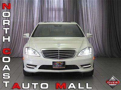Mercedes-Benz : S-Class AMG Sport Package 2 Tone Interior 4 dr sedan s 550 4 matic amg s class low miles automatic 5.5 l 8 cyl diamond white