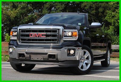 GMC : Sierra 1500 SLT Crew Cab 4x4 4WD LEATHER Z71 Z-71 Silverado Low Miles Extra Clean Loaded Like New Save Thousands Rebuilt Title n0t Salvage