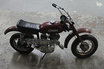 Indian : MM5A 1970 indian maroon mini bambino motorcycle mm 5 a gen 1 original parts works