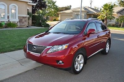 Lexus : RX Navigation, Back-up Camera, 4WD, Leather. 2010 lexus rx 350 3.5 l 4 wd navigation back up camera maroon color michelin tires