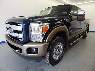 Ford : F-350 King Ranch 1 owner non smoker 3 m bra all weather mats turbo diesel low miles navigation