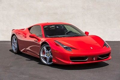 Ferrari : 458 Base Coupe 2-Door 2012 ferrari 458 coupe 277 k msrp 1 owner pristine condition 1800 per month