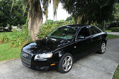 Audi : A4 A4 2.0 TURBO my 2007 AUDI A4 2.0 turbo 4 cylinder black/beige leather seats sunroof gas saver