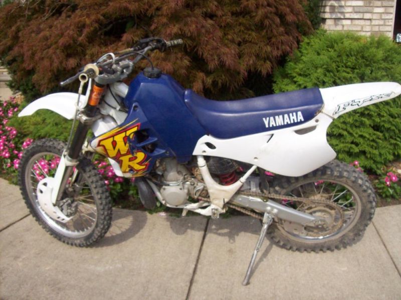 1996 Yamaha WR 250 2 stroke motorcycle