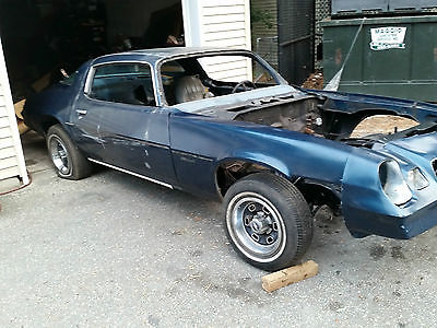 Chevrolet : Camaro Sport Coupe 1979 camaro sport coupe roller project body no rot