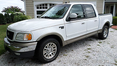 Ford : F-150 Lariat Crew Cab Pickup 4-Door 2002 ford f 150 lariat supercrew one owner