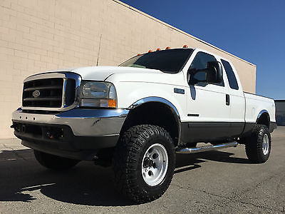 Ford : F-350 XLT CLEAN LIFTED 2002 FORD F350 SUPERCAB 4X4 LB 7.3 POWERSTROKE TURBO DIESEL