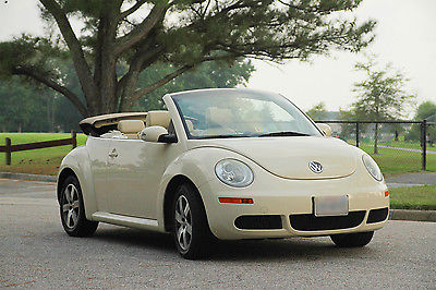 Volkswagen : Beetle-New Convertible 2006 volkswagen beetle convertible at 5 cyl great cond low miles 72 k