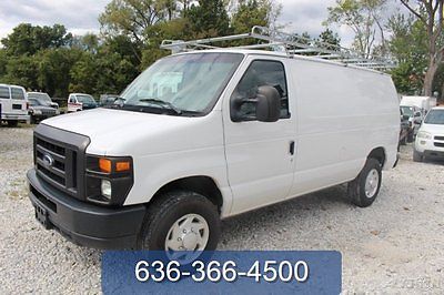 Ford : E-Series Van Commercial 2009 commercial used 5.4 l v 8 1 ton cargo work service utility ladder rack power