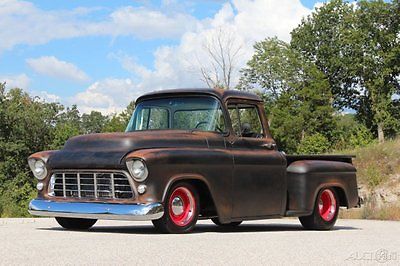 Chevrolet : Other 1956 3100 apache rat rod resto mod v 8 auto pdb ps patina frame off truck