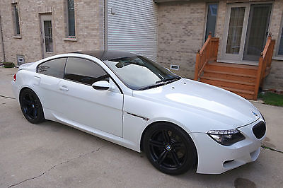 BMW : M6 Base Coupe 2-Door 2008 bmw m 6 coupe alpine white on fox red extended warranty upgrades exhaust