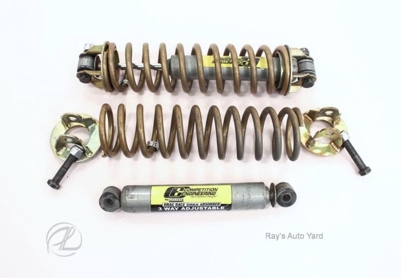 Coil Over Shocks Rear Competition Engineering Part C2755 Pair 3 Way Ad