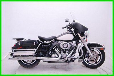 Harley-Davidson : Other 2011 harley davidson electra glide flhtp police black white stock 14542 a