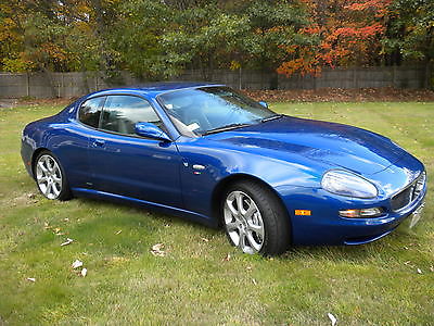 Maserati : Coupe mettalic blue 2003 2005 maserati m 128 gt cambiocorsa