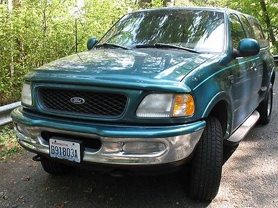 Ford : F-150 XLT Lariat Triton V8 1 owner clean 1998 ford f 150 lariat extra cab flare side 4 wd pickup truck v 8