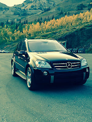 Mercedes-Benz : M-Class Base Sport Utility 4-Door 2008 mercedes benz ml 63 amg suv 42 k miles black on black