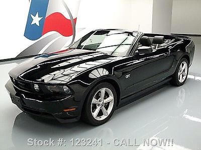 Ford : Mustang GT PREM CONVERTIBLE 5-SPD NAV 2010 ford mustang gt prem convertible 5 spd nav 46 k mi 123241 texas direct auto