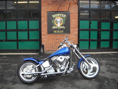 Custom Built Motorcycles : Pro Street 2003 softail custom show bike src billet evo 96 cu 1183 miles stretched tank