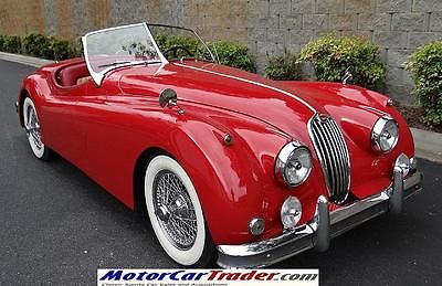 Jaguar : XK XK140 MC Roadster 1955 jaguar xk 140 mc roadster frame off restored long term ownership history