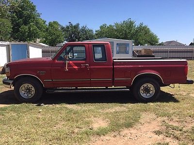 Ford : F-250 XLT 1996 ford f 250 xlt extended cab pickup 2 door 7.3 l