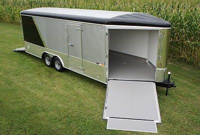 SALE! 8.5' WIDE ALL SPORT 10,000# ENCLOSED CARGO UTILITY CAR TRAILER-DUAL RAMPS!