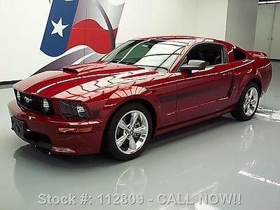 Ford : Mustang GT/CS PREMIUM 5-SPEED LEATHER 2008 ford mustang gt cs premium 5 speed leather 12 k mi 112809 texas direct auto