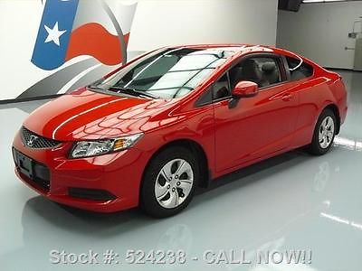 Honda : Civic LX COUPE 1.8L AUTOMATIC RALLYE RED 2013 honda civic lx coupe 1.8 l automatic rallye red 20 k 524238 texas direct