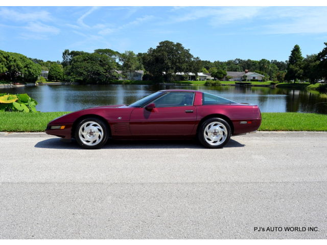 Chevrolet : Corvette Base Hatchback 2-Door 1993 chevrolet corvette 40 th anniversary edition with only 59 748 miles ruby red