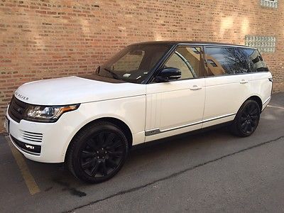 Land Rover : Range Rover Supercharged Sport Utility 4-Door 2014 range rover supercharged long wheel base lwb fuji white