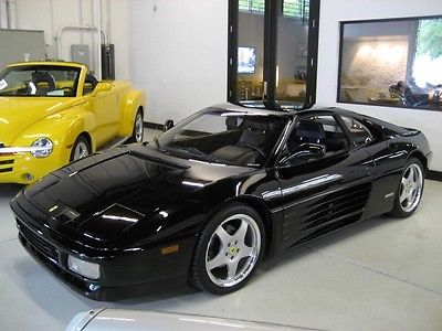 Ferrari : 348 1990 ferrari 348 tb berlinetta in black black