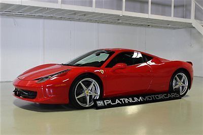 Ferrari : 458 2dr Coupe 2010 ferrari 458 italia perfect car daytona seats deviated stitching etc