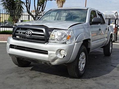 Toyota : Tacoma 4WD Double Cab V6 2007 toyota tacoma double cab 4 wd damaged salvage low miles perfect project l k