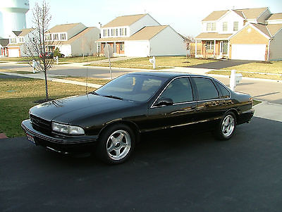 Chevrolet : Impala Black, 5.7 L LT1 350 small block V8, many quality modifications, listed below