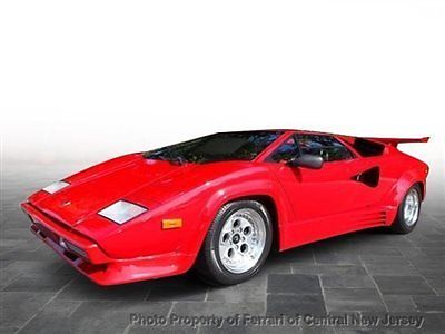 Lamborghini : Countach Low Miles 2 dr Unspecified Gasoline Red