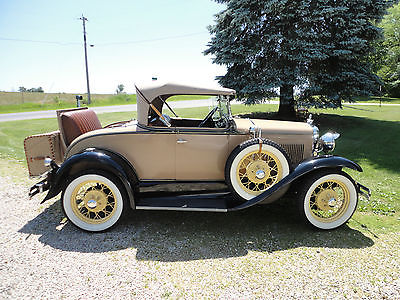 Ford : Model A original 1931 model a ford deluxe roadster