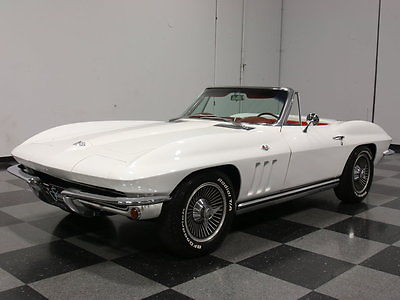Chevrolet : Corvette BEAUTIFUL WHITE ON RED MIDYEAR, 327 V8, MUNCIE 4-SPEED, 3.36 GEARS, GREAT DRIVER