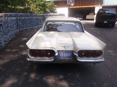 Ford : Thunderbird two door hardtop white with red and white interior, automatic trans., driver