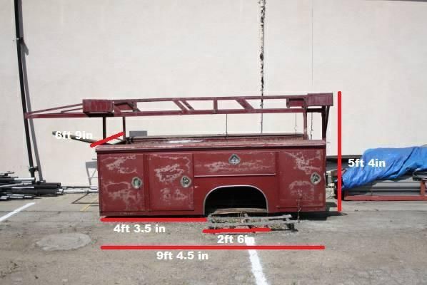 Utility Truck Bed Good For Construction or Gradening, 0