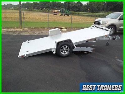 2016 aluma 8214 HS Tilt aluminum car hauler trailer equipment New heavyduty axle